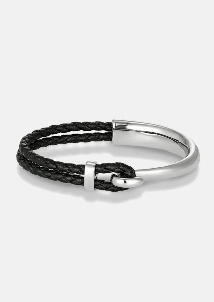 Leather Bracelet Gravitas Link