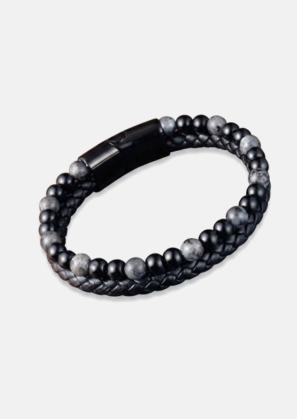 Leather Bracelet Ebon Veil