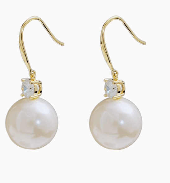 Pearlina Earrings - 18k Gold Plated