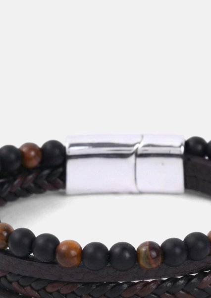 Leather Bracelet Titan Crest