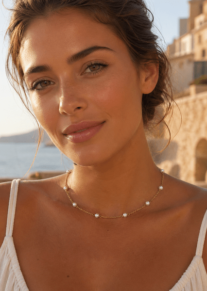 Necklace Lunaria - 18k Gold Plated