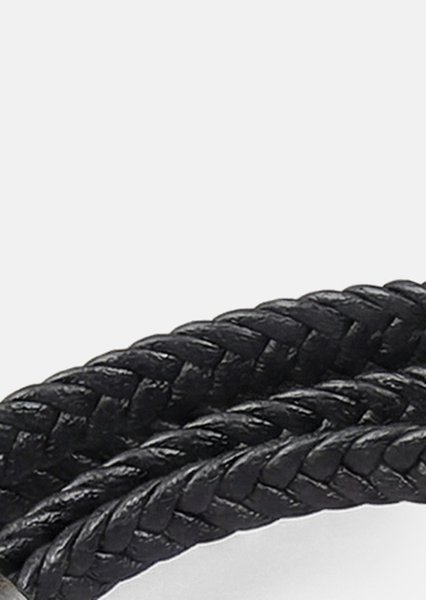 Leather Bracelet Raven Crest