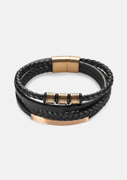 Leather Bracelet Titan Bond