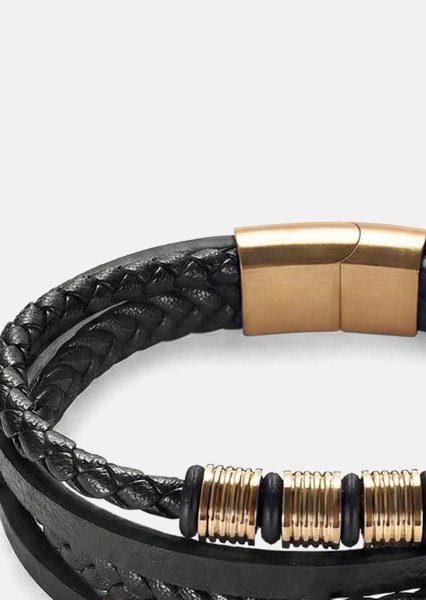 Leather Bracelet Titan Bond