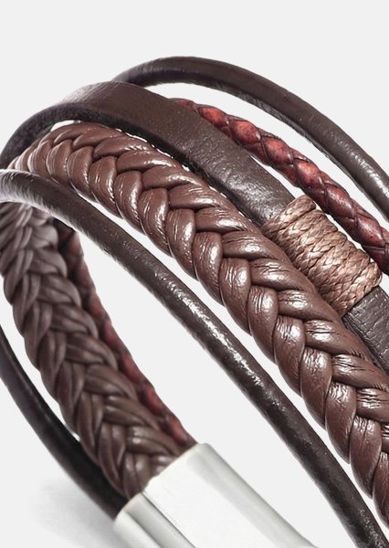 Leather Bracelet Horizon Weave
