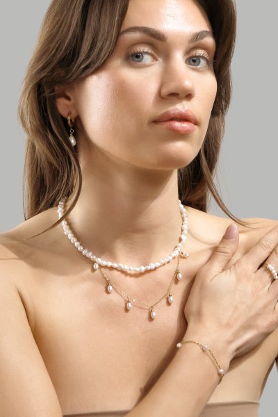 Earring Ocean- 18k Gold Plated