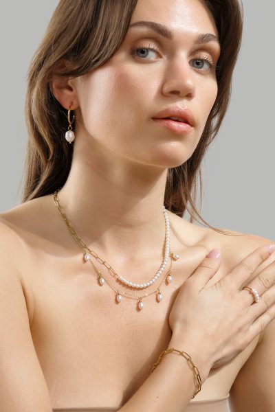 Ring Perla - 18k Gold Plated