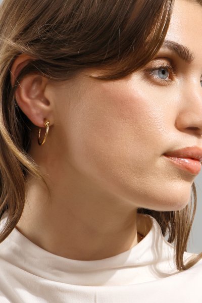 Loop Earrings – 18k Gold Plated