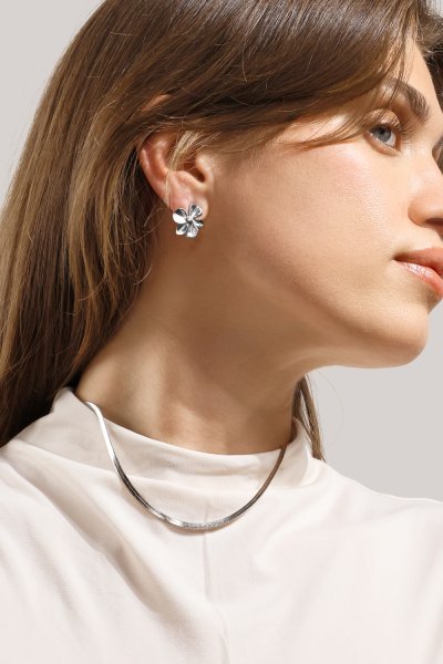 Florabella Earrings - Silver Plated