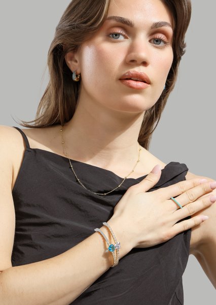 Bracelet Lunara Charm - 18k Gold Plated