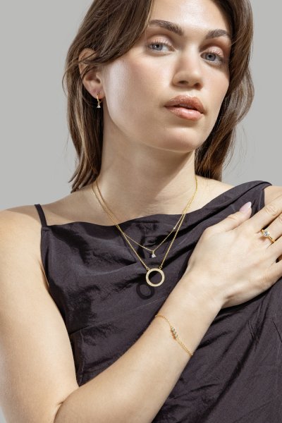 Necklace Twilight Crystal - 18k Gold Plated