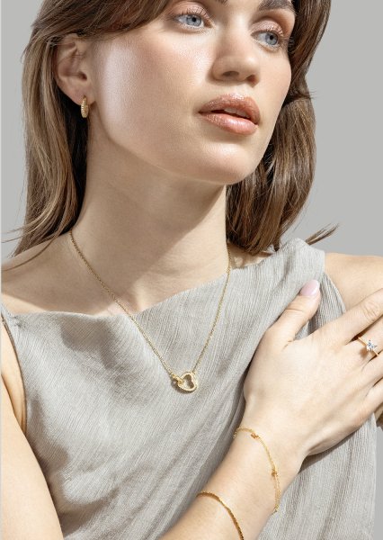 Heartlight Solitaire Ring - 18k Gold Plated