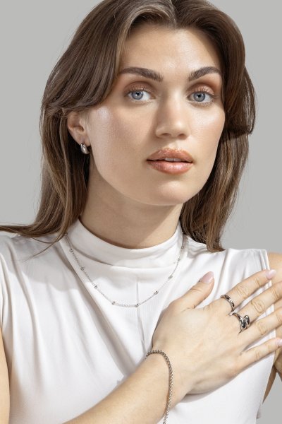 Necklace Majestic - Silver Plated