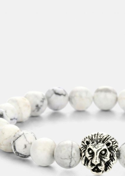 Beaded Bracelet Lions Crest