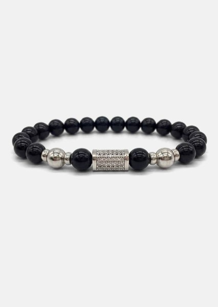 Beaded Bracelet Obsidian Valor
