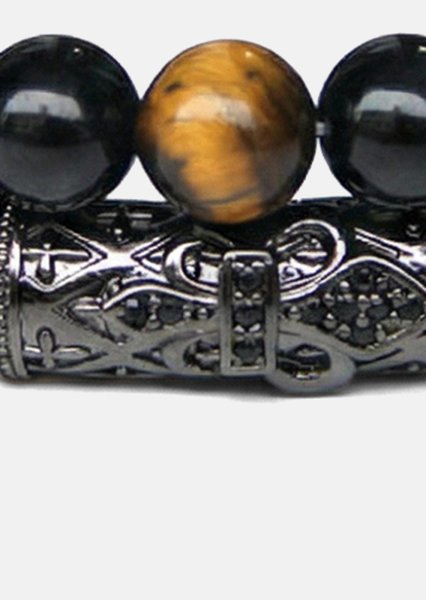 Beaded Bracelet Onyx Valor