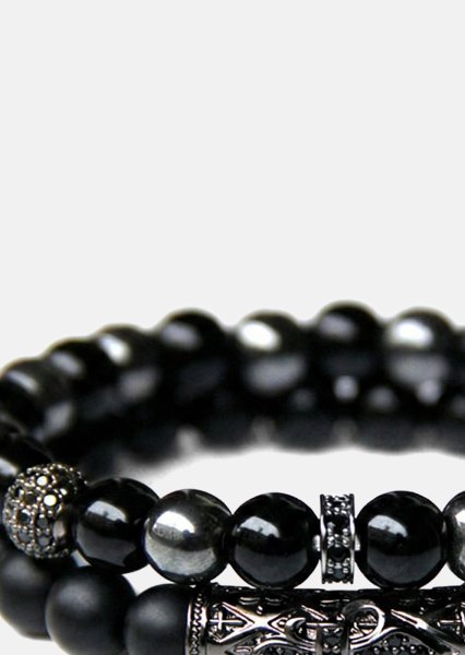 Beaded Bracelet Sterling Knight