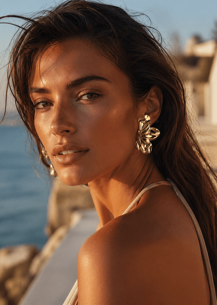 Liora Earrings – 18k Gold Plated