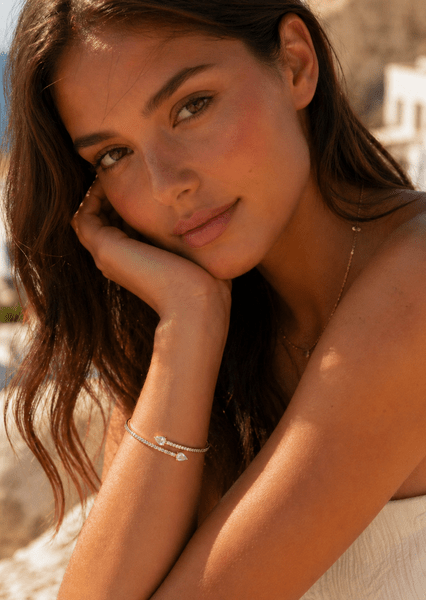 Bracelet Lumière Spark Stack - 18k Gold Plated