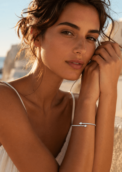 Bracelet Lumière Spark Stack - Silver Plated