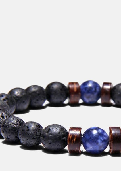 Beaded Bracelet Sable Echo