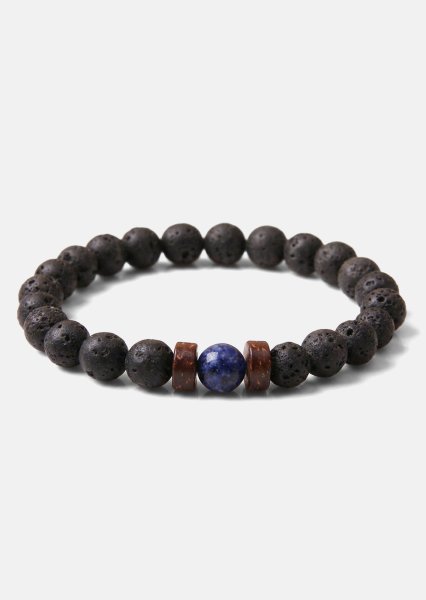 Beaded Bracelet Lava Aura