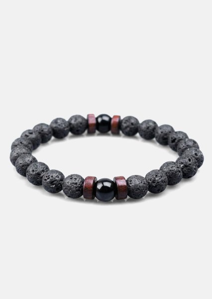 Beaded Bracelet Obsidian Realm