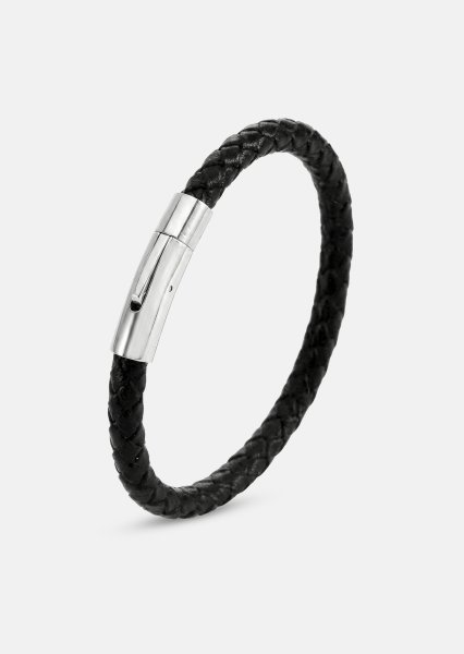 Leather Bracelet Velor Crest