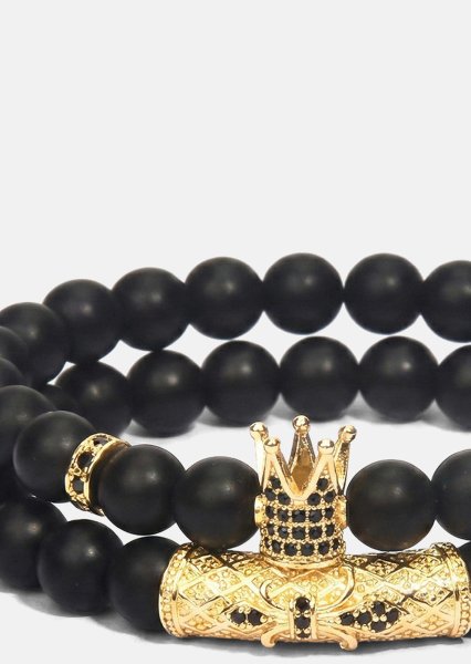 Beaded Bracelet Regal Crown