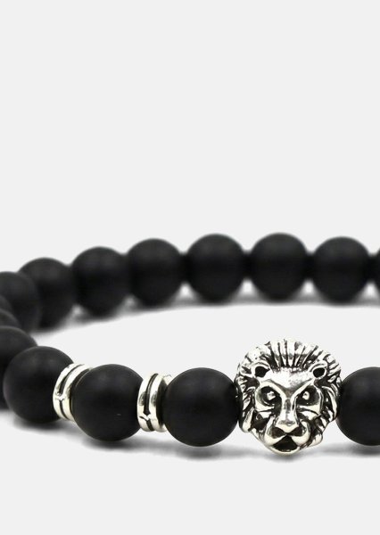 Beaded Bracelet Lions Emblem