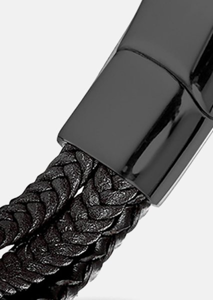 Leather Bracelet Raven Echo