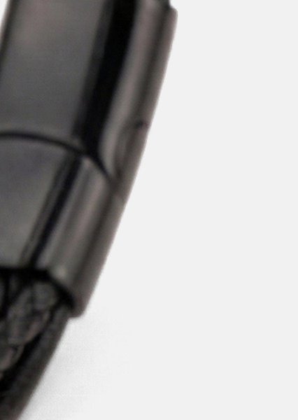 Leather Bracelet Ebon Serpent