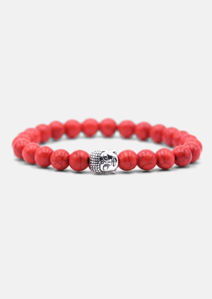Beaded Bracelet Crimson Harmony