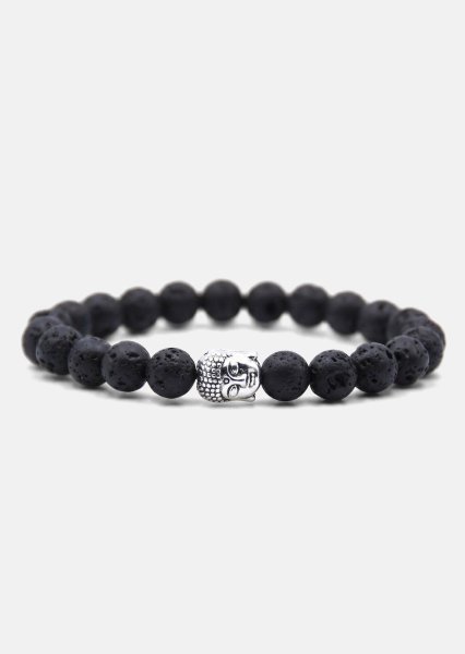 Beaded Bracelet Obsidian Aura