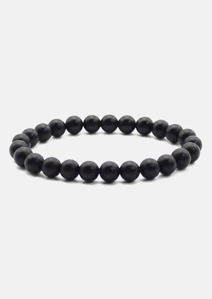 Beaded Bracelet Obsidian Whisper