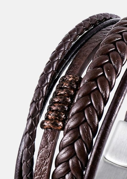 Leather Bracelet Ember Cadence