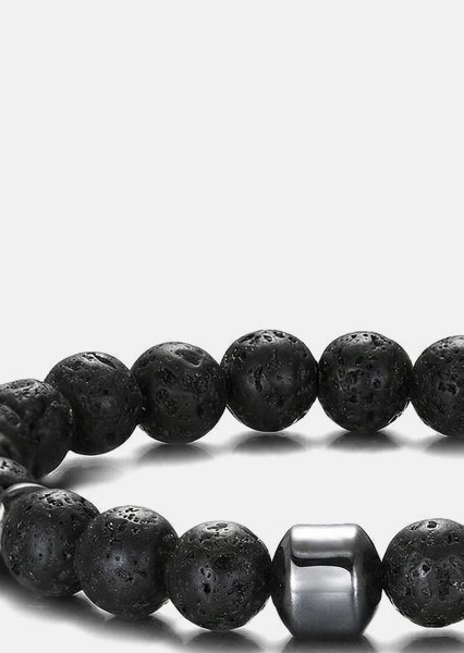 Beaded Bracelet Lava Majesty