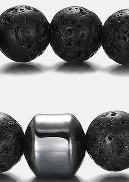 Beaded Bracelet Lava Majesty