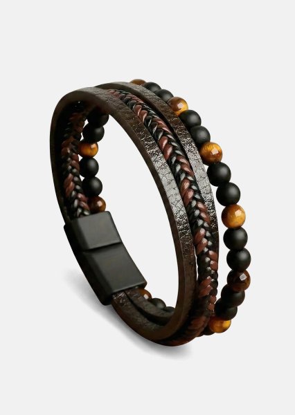Leather Bracelet Grit Aura