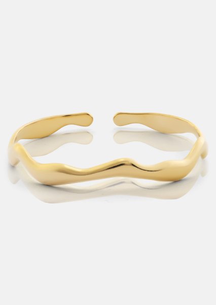 Bracelet Waveform - 18k Gold Plated