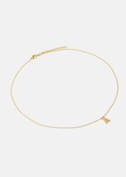 Necklace Initial Letters A-N – 18k Gold Plated
