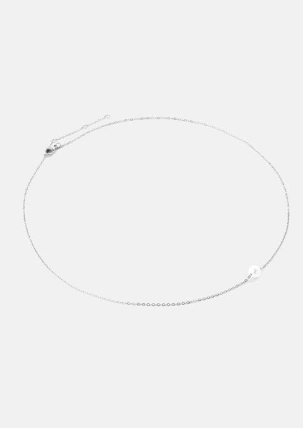 Necklace Mini Pearl - Silver Plated