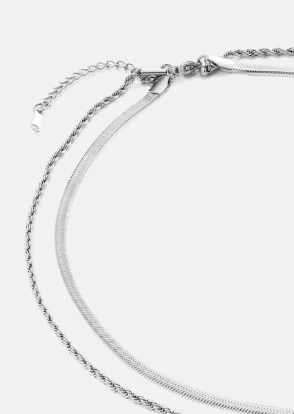 Verona Necklace – Silver Plated