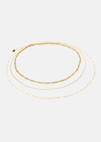 Necklace Layered Elegance - 18k Gold Plated