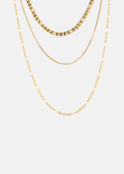 Necklace Layered Elegance - 18k Gold Plated