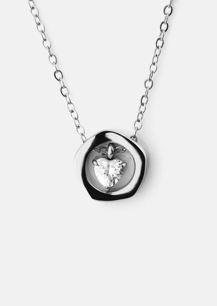 Necklace Silver Heart – Silver Plated