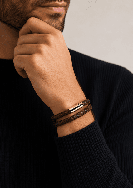 Leather Bracelet Grit Aura