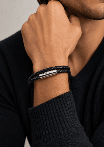 Leather Bracelet Luxe Tangle
