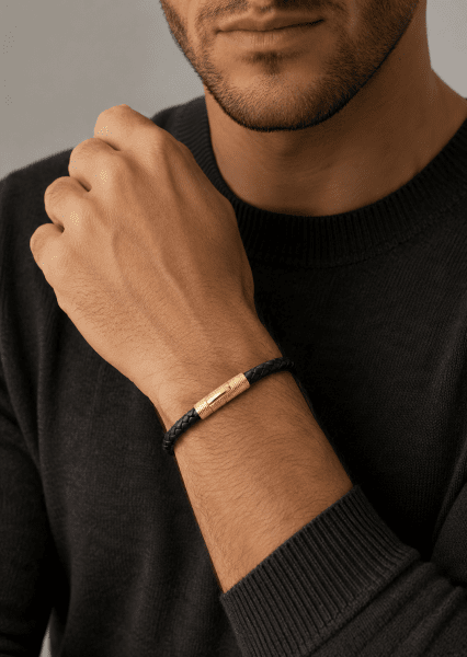 Leather Bracelet Regal Stride