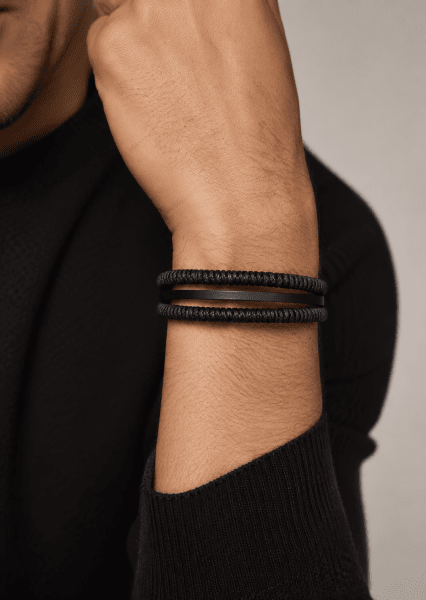 Leather Bracelet Stealth Aura